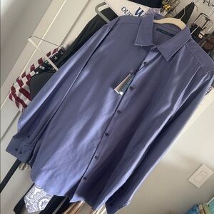 Perry Ellis Classic Blue Dress Shirt